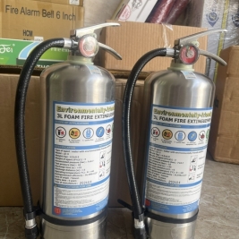 Bình chữa cháy bọt foam gốc nước 3lit vỏ bình inox 304