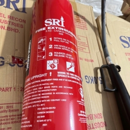 Bình chữa cháy co2 5kg SRI Malaysia giá bao nhiêu?