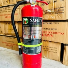 Bình chữa cháy safety bột abc 8kg co2 5kg giá bao nhiêu có kd tem pccc