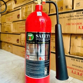 Bình chữa cháy safety bột abc 8kg co2 5kg giá bao nhiêu có kd tem pccc