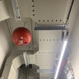 Bình chữa cháy treo trần loại tự động 68 độ bột abc6kg 8kg