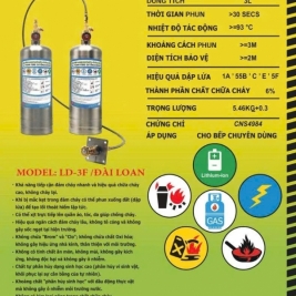 Bình chữa cháy tự động cho bến ăn