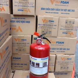 Bình chữa cháy xách tay nhỏ gọn bột abc 2kg