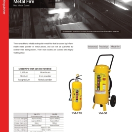 Catalogue báo giá bình chữa cháy D 5kg YM-17X 15kg xe đẩy YM-50