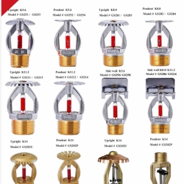 Catalogue báo giá đầu phun sprinkler GS Việt Nam