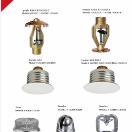 Catalogue báo giá đầu phun sprinkler GS Việt Nam