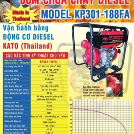 Catalogue máy bơm diesel kato Thailan 10hp 11hp 15hp 18hp