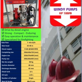 Catalogue thông số kỹ thuật bơm windy khiêng tay di động 9kw 11kw