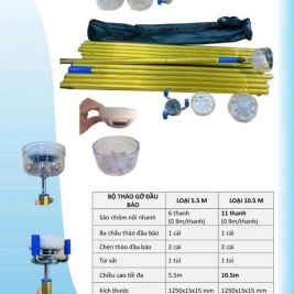 Cây tháo gỡ đầu báo khói