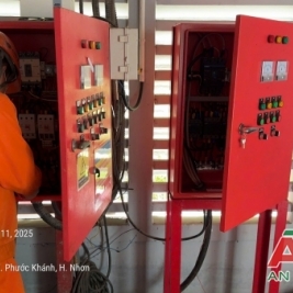 Cung cấp lắp đặt tủ điều khiển máy bơm chữa cháy điện diesel bù áp