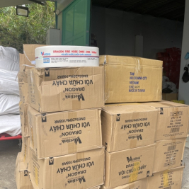 Cuộn vòi chữa cháy dragon DN50 DN65 dài 20m có kiểm định cấp tem PCCC