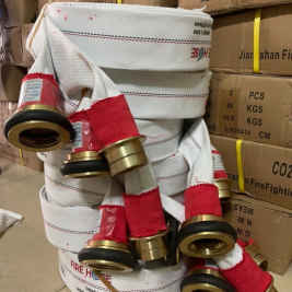 Cuộn vòi chữa cháy tomoken khớp nối nhanh machino bằng đồng