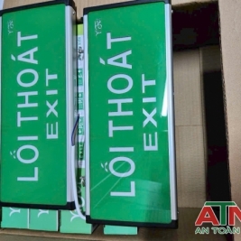 Đèn exit thoát hiểm cầu thang đèn trạm bơm chữa cháy