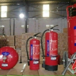 Địa chỉ bán bình chữa cháy tự động 6kg 8kg treo trần nhà xe kho bãi xưởng sản xuất