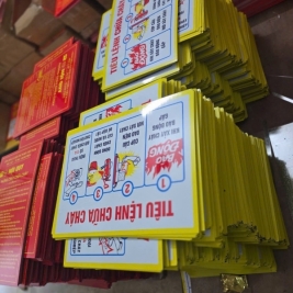Địa chỉ bán bộ nội qui tiêu lệnh pccc tại tphcm