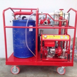 LẮP ĐẶT HỆ THỐNG CHỮA CHÁY FOAM DI ĐỘNG CHO CÂY XĂNG