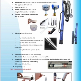 Gía bộ test đầu báo khói báo nhiệt tháo dài 3m 5m 7,6m 9,2m