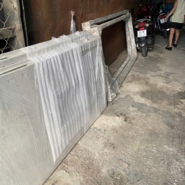 Gia công sản suất lắp ráp cửa chống cháy có kiểm định cấp tem pccc