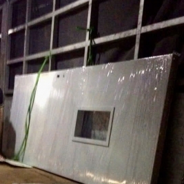 Gia công sản suất lắp ráp cửa chống cháy có kiểm định cấp tem pccc