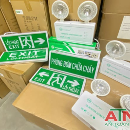 Gía đèn exit sự cố giá rẻ có kiểm định tem lưu thông 2026