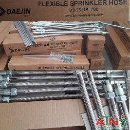 Gíá sỉ lẻ dây ống mềm đầu phun sprinkler có kiểm định pccc sẵn theo lô