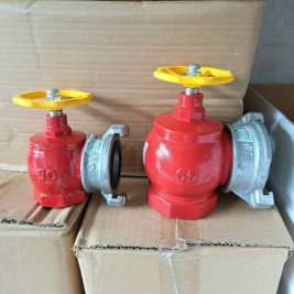 Họng trụ tiếp nước van góc chữa cháy bộ quốc phòng có kiểm định pccc