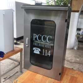 Hộp tủ chữa cháy inox 304 làm theo yêu cầu 40x60x20
