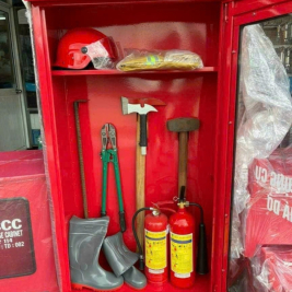 Hộp tủ đựng dụng cụ thiết bị Phòng Cháy Chữa Cháy gồm những gì