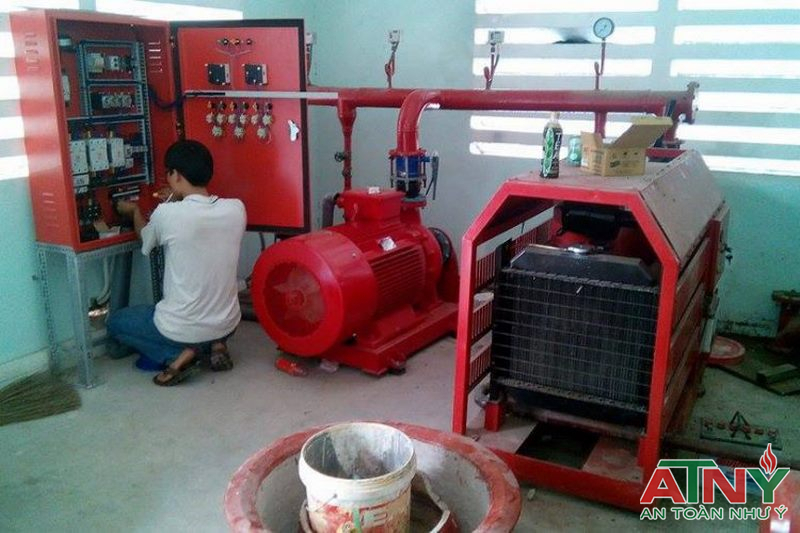 Hướng dẫn vận h&agrave;nh m&aacute;y bơm chữa ch&aacute;y diesel