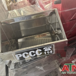 Kệ đựng 2 bình chữa cháy inox 304