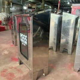 Kệ hộp tủ đựng 1 bình 2 bình 3 bình 4 bình chữa cháy inox 304