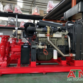 Kiểm định máy bơm windy điện diesel bù áp chính hãng năm 2022 2023 liên hệ An Toàn Như Ý