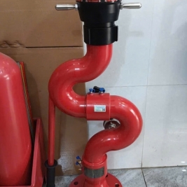 Lăng giá phun nước cố định mặt bít dn100 quay 360 độ tem kiểm định 2025