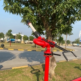 Lăng giá phun nước phun foam cố định mặt bít van khóa d90 d114