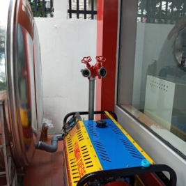 Lắp bơm diesel chữa cháy trực tiếp nơi có nguồn nước hoặc kết nối vô bồn chứa