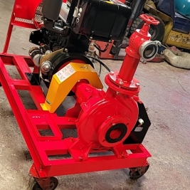 Lắp bơm diesel chữa cháy trực tiếp nơi có nguồn nước hoặc kết nối vô bồn chứa