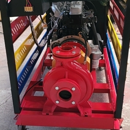 Máy bơm chạy dầu diesel dùng tưới tiêu cấp nước chữa cháy