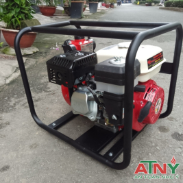 Máy bơm chạy xăng khiêng tay hoặc xe đẩy hiệu Seikoo Thailan công suất 7,5hp