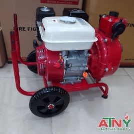 Máy bơm chữa cháy mini xe đẩy khiêng tay động cơ diesel hoặc xăng 4 thì