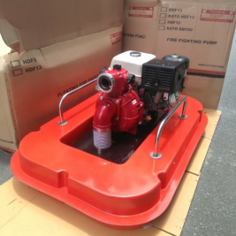 Máy bơm chữa cháy phao thả nổi trên mặt nước công suất 6,5hp,9hp,13hp,15hp