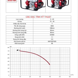 Máy bơm diesel 13hp rados giá rẻ có kiểm định 2026
