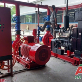 Máy bơm diesel chữa cháy báo giá lắp đặt máy bơm windy Như Ý