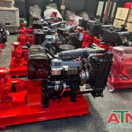 Máy bơm diesel  động cơ kp power 4b26 đầu bơm windy kpr65-250/37