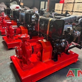 Máy bơm diesel  động cơ kp power 4b26 đầu bơm windy kpr65-250/37