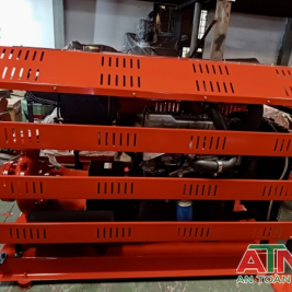 Máy bơm diesel hyundai động cơ D4AL 90kw đầu bơm pentax ebara windy