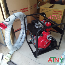 Máy bơm diesel kato 18hp khiêng tay di động hoặc kèm bánh xe theo yêu cầu