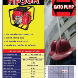 Máy bơm xăng dầu kato 10hp 13hp 15hp bao gồm kiểm định cấp tem PCCC