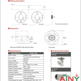 Model mới đầu báo lửa nittan PR2B-P-009 thay thế model cũ NFD-68-P