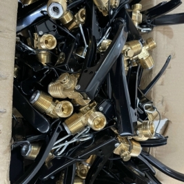 Phụ kiện bình chữa cháy cổ bình bột 4kg 8kg co2 3kg 5kg dây bình đồng hồ