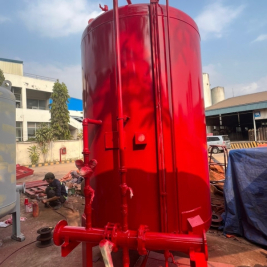 Sơ đồ nguyên lý hệ thống chữa cháy bồn foam kèm bộ trộn
